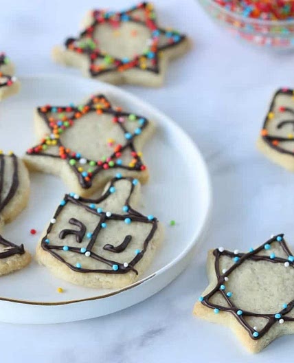 Hanukkah Sugar Cookies