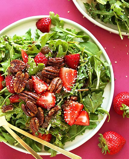 Strawberry Arugula Salad