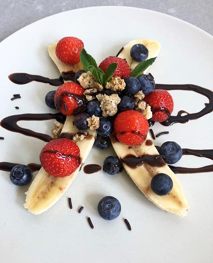 Healthy Banana Split