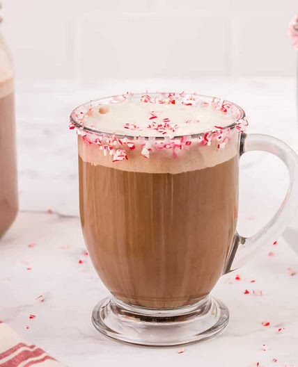 Homemade Peppermint Mocha Creamer