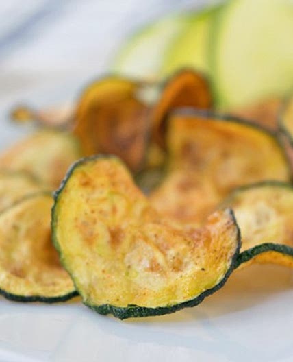 Zucchini Chips aus der Mikrowelle