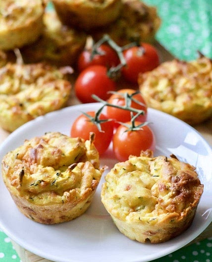 Cheesy Carrot and Courgette Savoury Muffins