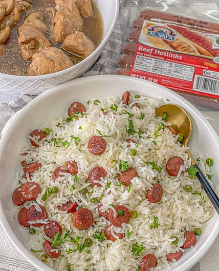 Chinese Mushroom Chicken over Beeflink Rice