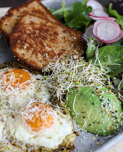 Pesto Eggs Breakfast Tray