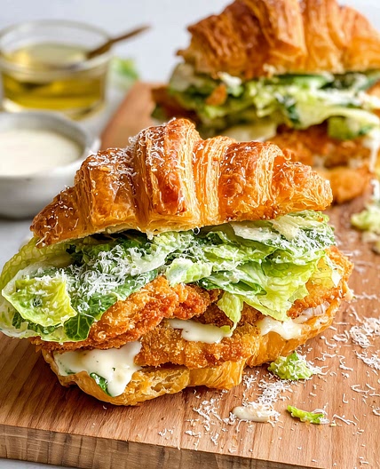 Crispy Chicken Croissant Sandwich