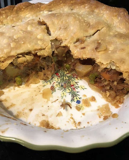 Pot Pie with Leftover Pot Roast and Vegetables