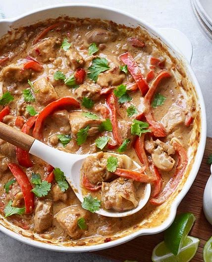 Peanut butter chicken