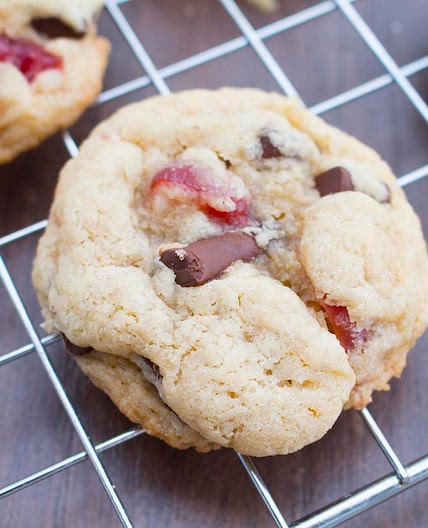 Cherry Chocolate Chunk Cookies - Vegan, Gluten Free, Dairy Free & Soy Free