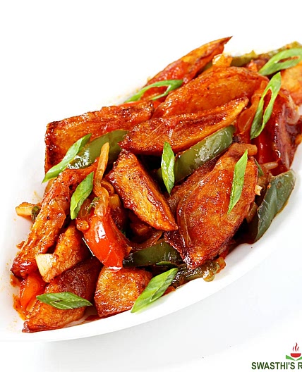 Chilli Potato Recipe (Chilli Aloo)