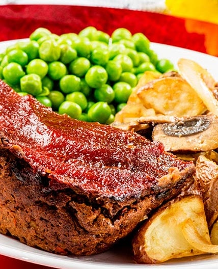 Walnut Mushroom Meatloaf