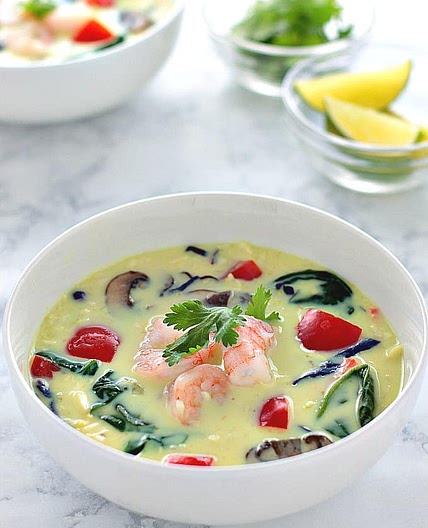 Thai Curry Soup with Shrimp