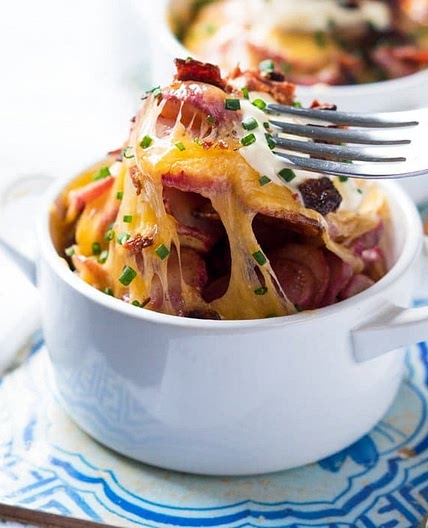 Keto Loaded Radishes (i.e. 'Potatoes'!)