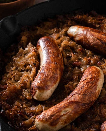 Bratwurst And Sauerkraut