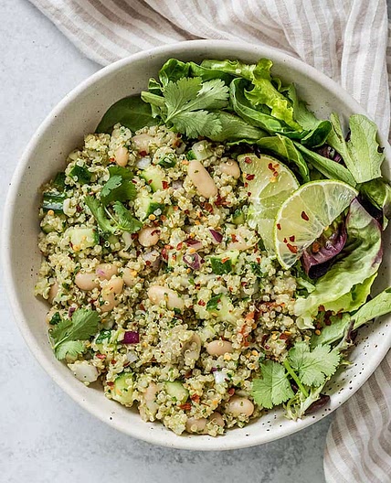 Cilantro Lime Quinoa Salad