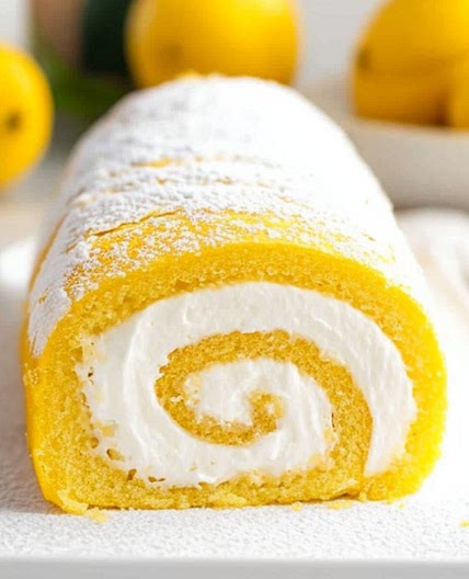 Lemon Cake Roll