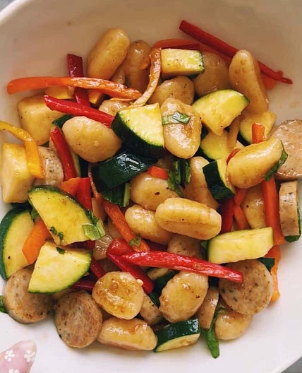 Crispy Gnocchi Summer Pasta Salad