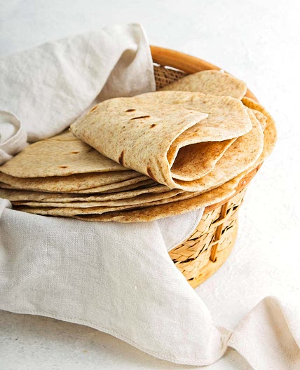 Homemade Whole Wheat Tortilla Recipe