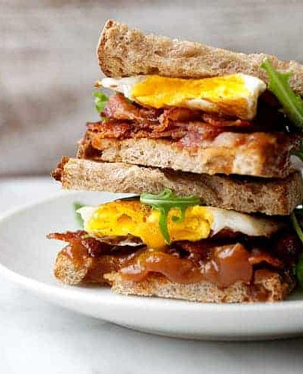 Apple Butter Breakfast Sandwich