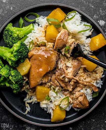 Slow Cooker Pineapple Teriyaki Chicken