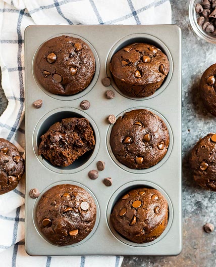 Healthy Chocolate Muffins
