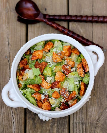 Buffalo Chicken Caesar Salad