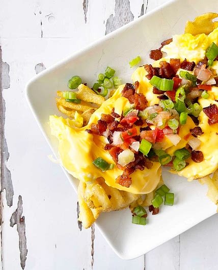 Bacon, Egg & Cheese Breakfast Fries — The Skinny Fork