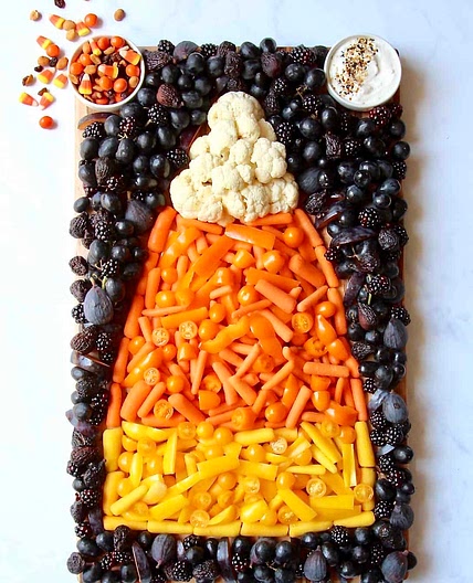 Candy Corn Snack Board