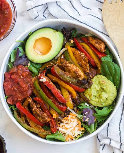 Chicken Fajita Salad