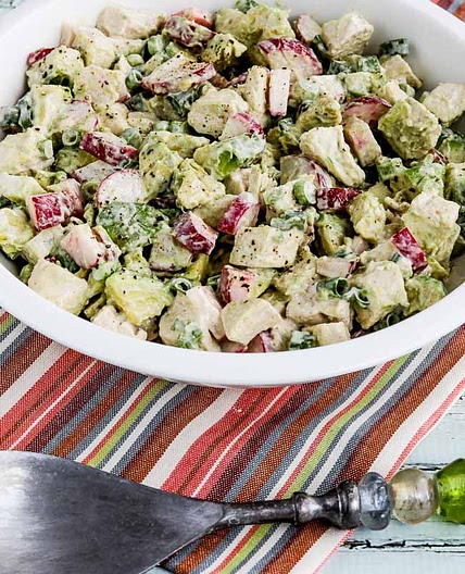 Chicken Salad with Avocado, Radishes, and Lime