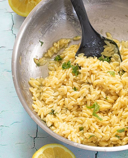 Lemon Orzo Pasta