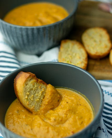 Roasted Vegetables Cream Soup