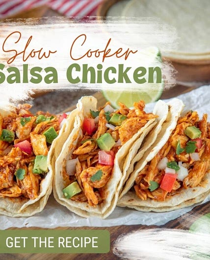 Slow Cooker Salsa Chicken Recipe