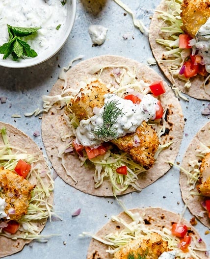Tzatziki Fish Tacos