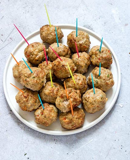 Air Fryer Turkey Meatballs