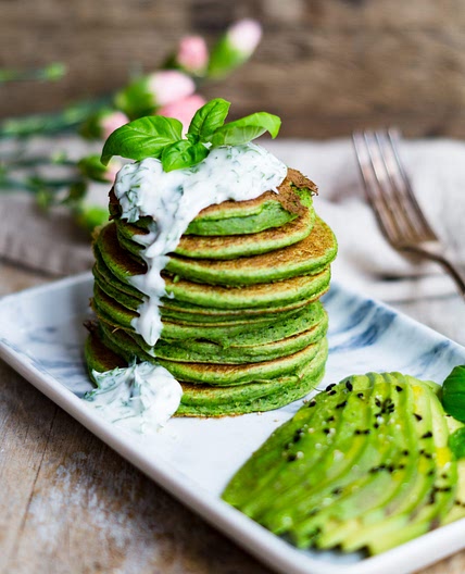 Savory Kale Pancakes