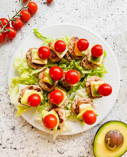 Mini Burgers on a Stick