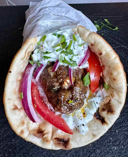 Easy Kofta Wraps