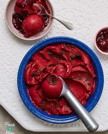 Winter Berry Ice Cream | Slimming & Weight Watchers Friendly