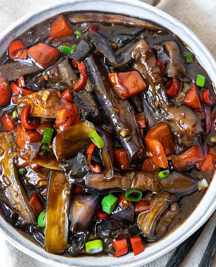 Chinese Eggplant with Garlic Sauce