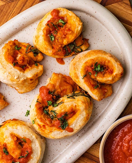 Cottage Cheese Pizza Rolls (high protein)