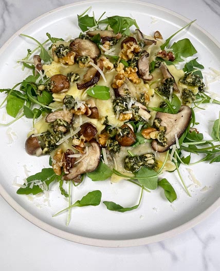 Mushroom Ravioli With Parmesan
