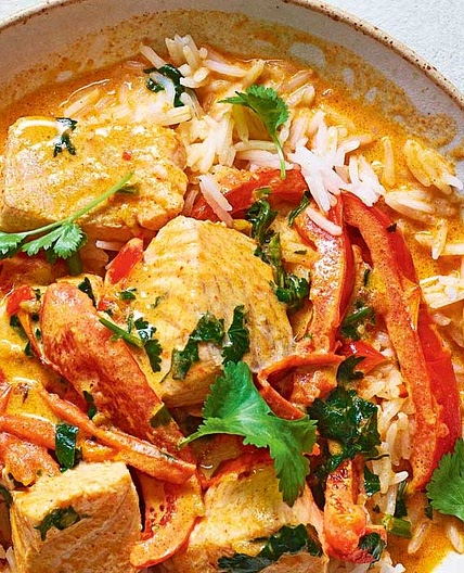 Salmon moqueca
