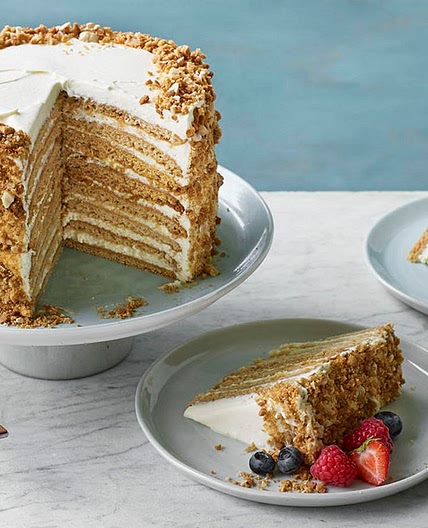 Nadiya's Russian honey cake