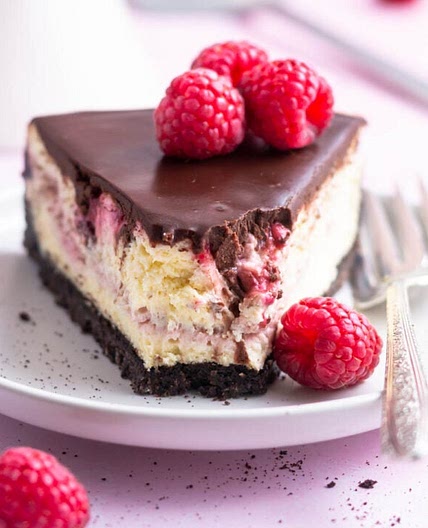 Chocolate Raspberry Cheescake