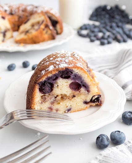 Blueberry Sour Cream Coffee Cake