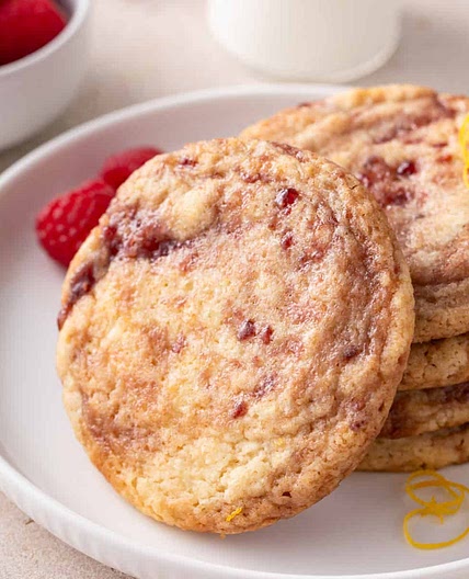 Raspberry Lemon Cookies