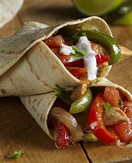 Smoky BBQ Chicken Fajitas