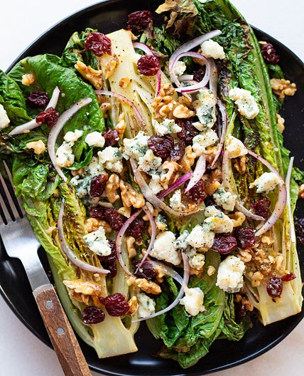 Broiled "Grilled" Romaine Salad