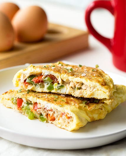 Tuna Omelette - Low Carb, Keto, GF