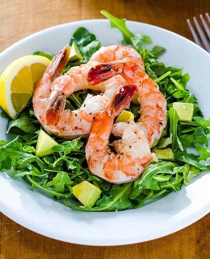 Shrimp and Arugula Salad